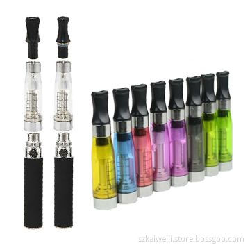 Electronic Cigarette Starter Kits with Colorful Atomizer and Large Capacity Battery